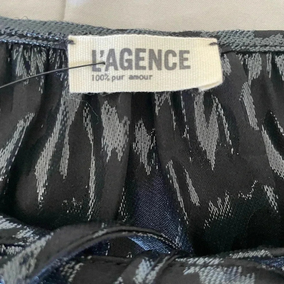 L’Agence leopard metallic top - Picture 3 of 9